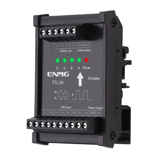 恩爵转集电极5V转24V信号转换器差分转单端脉冲编码器NPN PNP模块