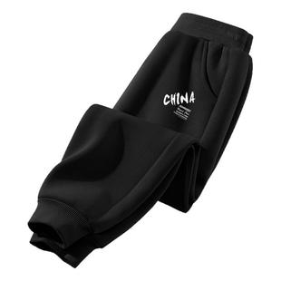 真维斯男童加绒裤子秋冬款卫裤2025新款中大童长裤冬季儿童运动裤