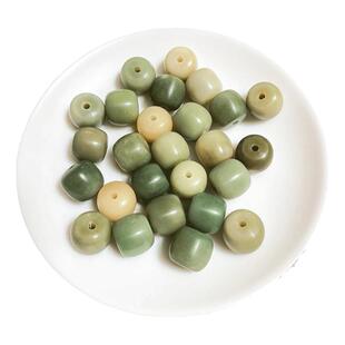 原生态菩提根老型桶珠13大尺寸散珠精修孔佛珠文玩手串正品收藏级