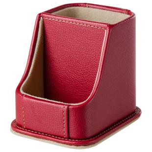 TAYOHYA多样屋荔枝纹手机座遥控器收纳架PU革家居用品桌面整理