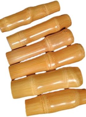 玉竹男女钟馗实心竹玉竹手把件手玩文玩竹节手环圈玉竹扳指内径22