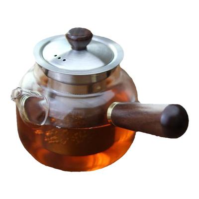220ml实木侧把泡茶壶功夫小茶壶