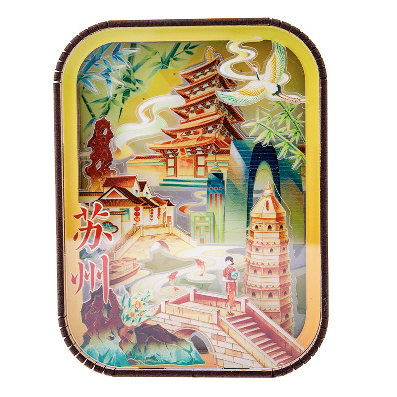 苏州流光小夜灯木质平江路拙政园旅游文化纪念品生日礼物