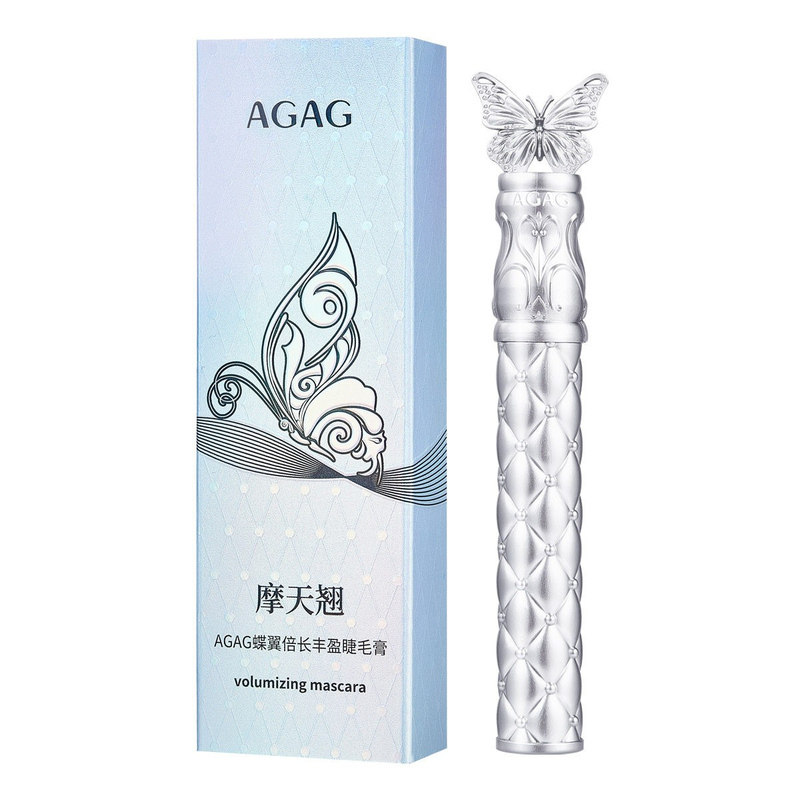 采菁选AGAG倍长丰盈睫毛膏浓密纤长卷翘不易晕染持妆细梳睫毛新手