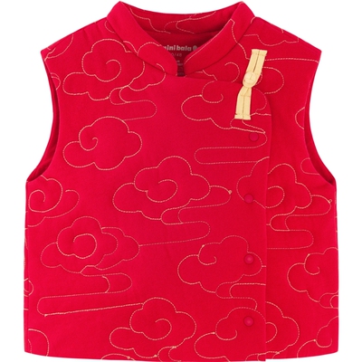 新年夹棉马甲迷你巴拉巴拉冬季