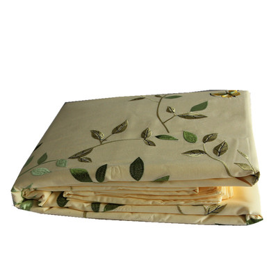 简约绣花100全棉斜纹纯棉刺绣