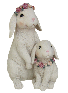 卡通可爱兔子摆件户外花园