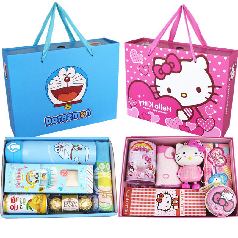 hellokitty礼盒女宝宝满月周岁