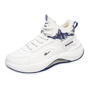 回力雪地靴男款冬季厚底防水青少年加绒保暖加厚运动防水老爹棉鞋