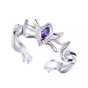 斗罗大陆吊坠朱竹清联名幽冥灵猫戒指项链饰品幸运石正版动漫周边