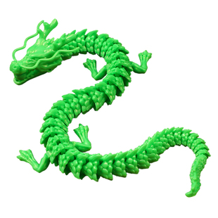 3d打印龙玩具模型益智DIY手动拼装积木多关节可动骨龙夜光龙摆件