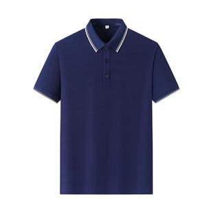 LR真维斯男装POLO衫上衣2025新款衬衫男士休闲商务修身短袖爸爸