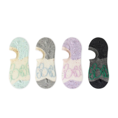 上森派系senpop花朵撞色船袜短袜