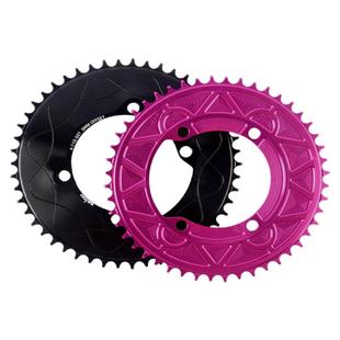 乌贼4爪110BCD正负齿单盘片气动公路车功率计齿盘封闭盘GXP3钉8钉