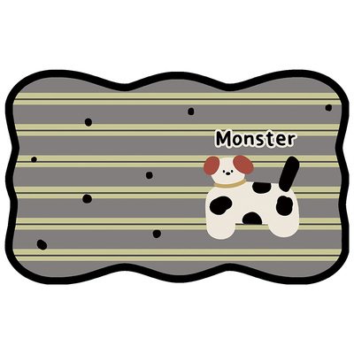 硅藻泥半圆卫生间吸水地垫防滑