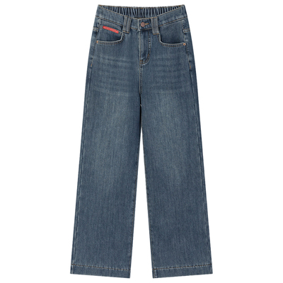 大码加绒牛仔裤女2025秋冬休闲裤