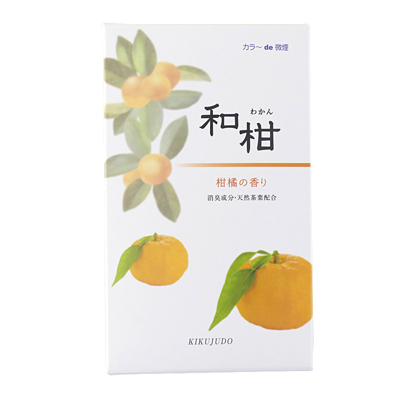 日本菊寿堂柑橘绿茶天然线香