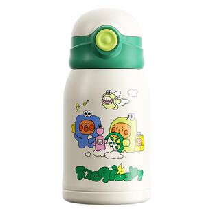 taoqibaby儿童保温杯水杯幼儿园外出婴幼儿宝宝吸管杯男女孩上学