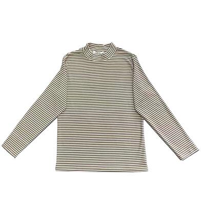 双面德绒半高领打底衫女长袖T恤