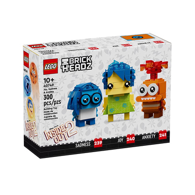 【自营】LEGO乐高40749乐乐、忧忧和慌慌拼搭积木儿童玩具礼物