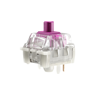 KTT康腾特酒红轴V3机械键盘轴体透光五脚线性厂润HIFI麻将音evo75