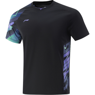 李宁专业乒乓球运动服套装女新款比赛训练专用速干半袖男士球服衣