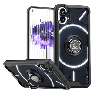 简晴适用于Nothing Phone1手机壳nothing保护套全包边支架磁吸防摔phone one高透男女款情侣网红卡通硅胶外壳