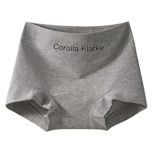 四角女士平角裤内裤女2025新款纯棉高腰收腹安全裤二合一打底中腰