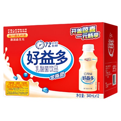 好益多经典原味乳酸菌早餐饮料