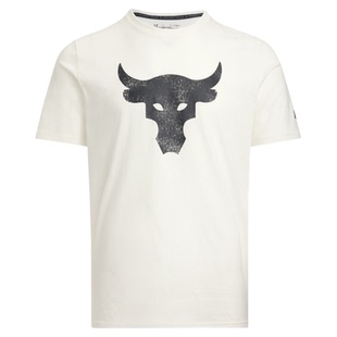 安德玛官方UA Project Rock强森 男子运动休闲干爽短袖T恤1361733