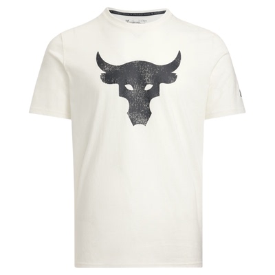 安德玛官方UA Project Rock强森 男子运动休闲干爽短袖T恤1361733