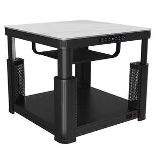 2025新款电暖桌取暖桌正方形电炉子电暖炉家用四面取暖烤火桌子