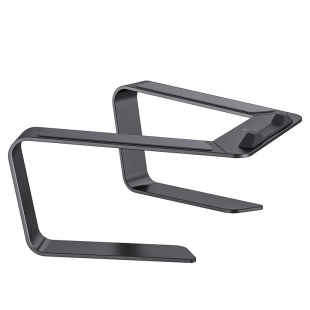 笔记本电脑支架托架悬空散热底座收纳放键盘办公桌面立式增高铝合金支撑架子垫高抬高便携式手提金属托架升高