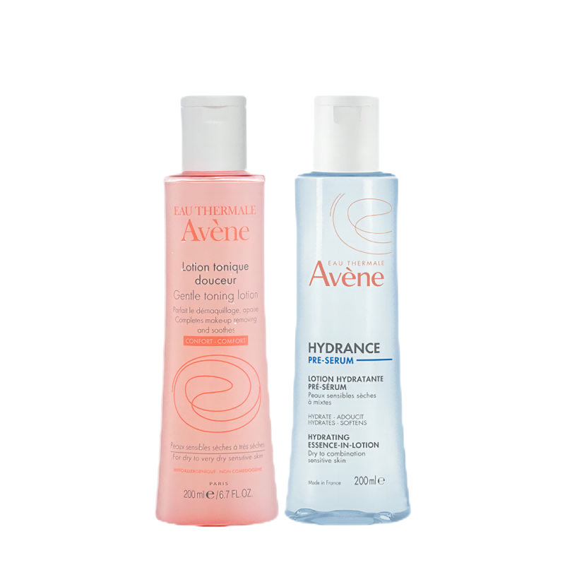 【立即抢购】雅漾恒润保湿水精华套装速补水多肤质红蓝cp乳液官网