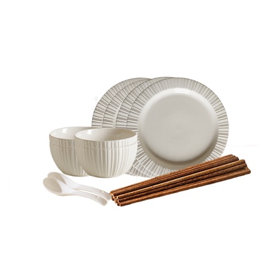 舍里简约耐高温碗盘套装