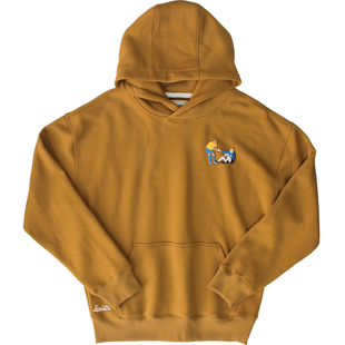 十贰码Leredita罗纳尔多卡恩握手520克纯棉复古针织连帽套头卫衣