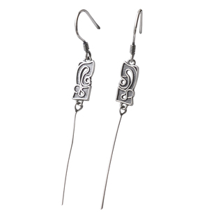 燕子家s925银耳环托侧孔水滴随型吊坠玉环雕件纯银diy耳饰配件托