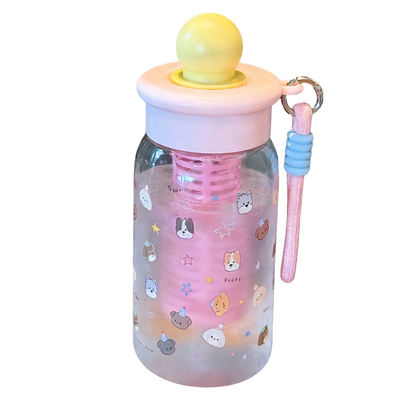夏天水杯女生新款2026高颜值吸管杯学生上学专用可爱便捷泡茶水杯