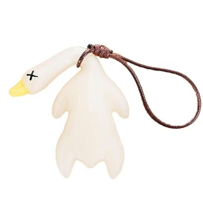 变色烤鸭挂件遇光紫外线会变色烤猪烤鸡车载挂件钥匙扣包包装饰品