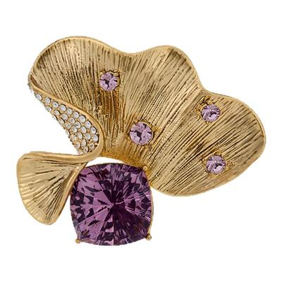 Eternelle法国永恒鸢尾之心胸针