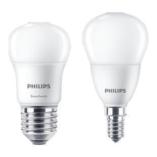 飞利浦LED灯泡E27E14螺口家用吸顶灯泡暖白光超亮节能护眼电灯泡