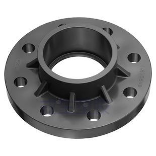 戎生UPVC法兰盘PN10国标化工水管活套接头PVC管道分体一体法兰