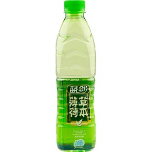 蓝剑薄荷水无汽0脂0卡天然草本饮料555mlX20瓶/箱饮料