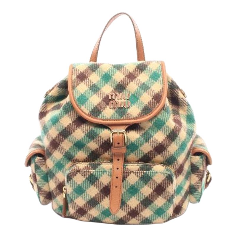中古MiuMiu缪缪双肩包