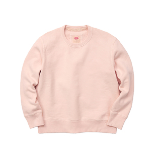 国棉壹厂26春季彩色修身圆领套头卫衣男女新疆棉纯棉水洗做旧卫衣