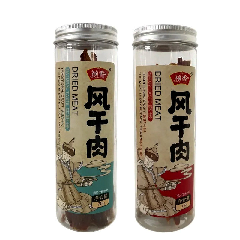 祯香风干肉辣味手撕自然味罐装