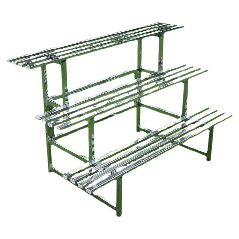 阶梯式不锈钢花架多层加厚加宽客厅置物户外装饰花卉植物简单架子