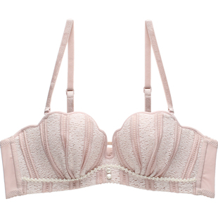 六只兔子内衣女小胸聚拢显大胸罩无钢圈防下垂防外扩少女文胸套装