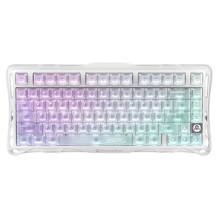 重力星球破茧75机械键盘透明键帽无线女生办公高颜值游戏电竞专用