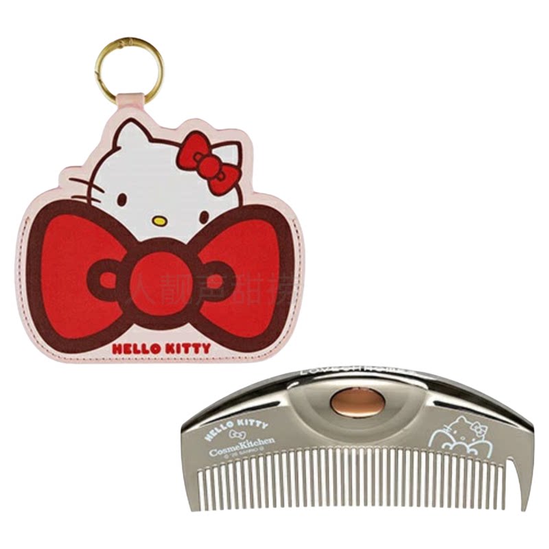 日本代购LOVECHROME梳子kitty联名日本进口贵妇品牌大品牌防静电